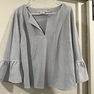 Gretchen Scott Suede Blouse